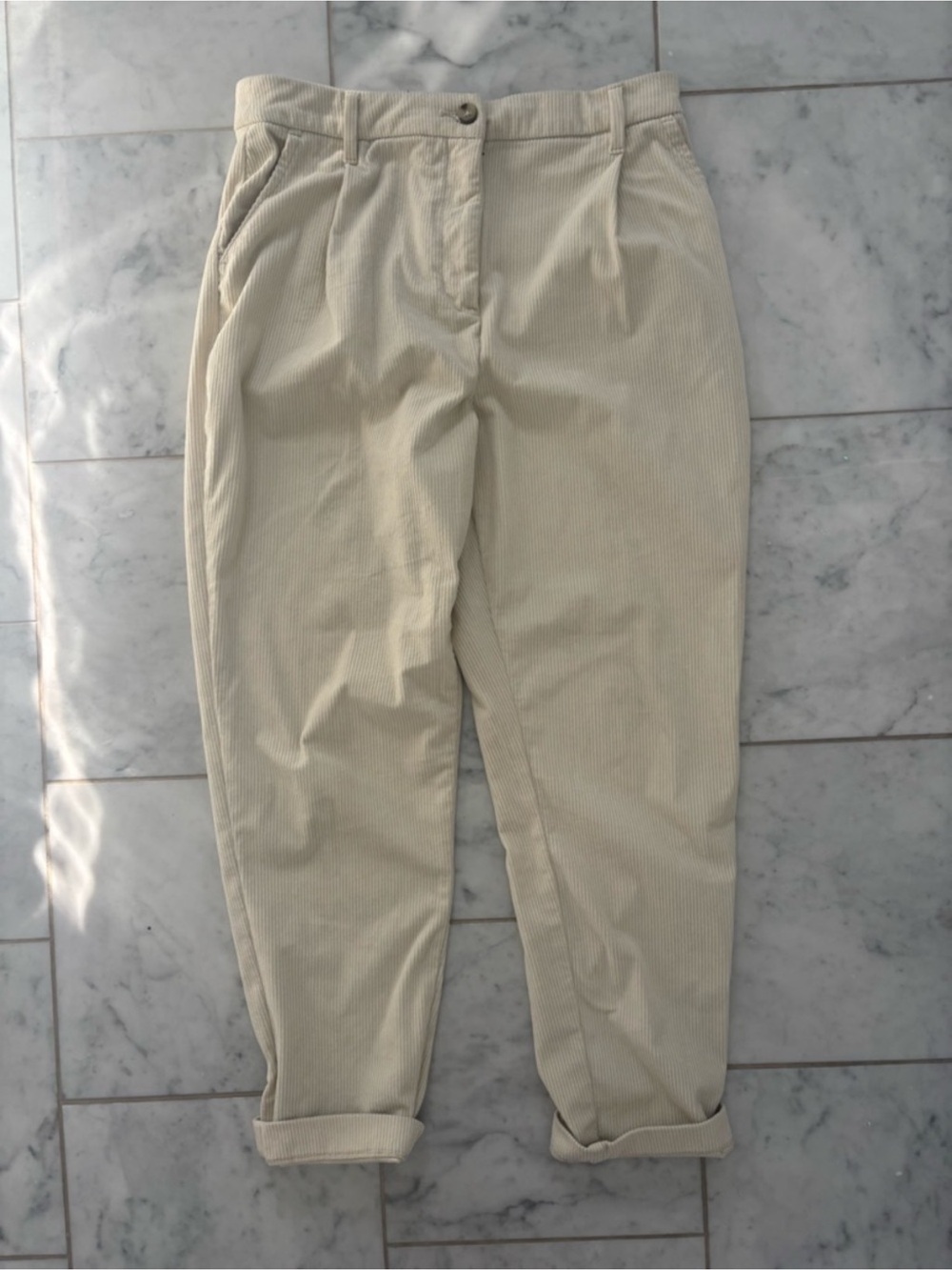 Reitmans women’s Corduroy Pants in Cream-tall